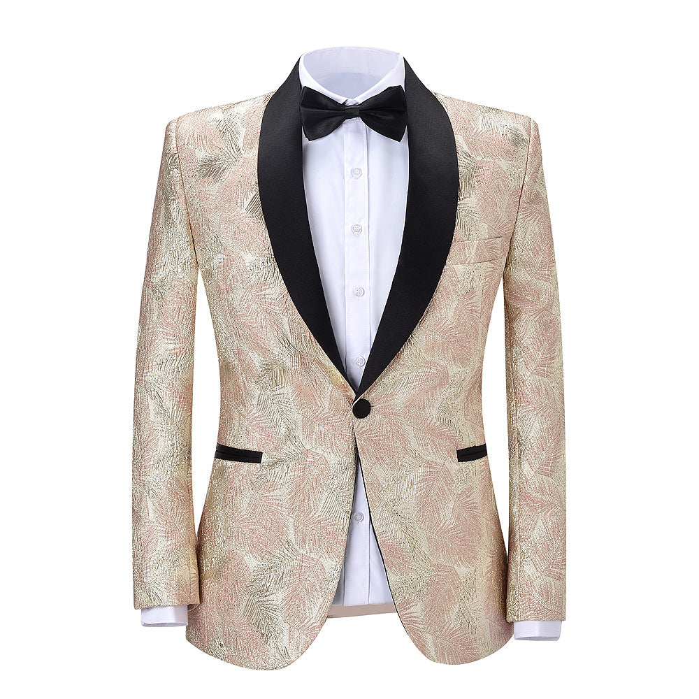 2 Piece Quilted Suits, Floral quilt suit in beige and black pants