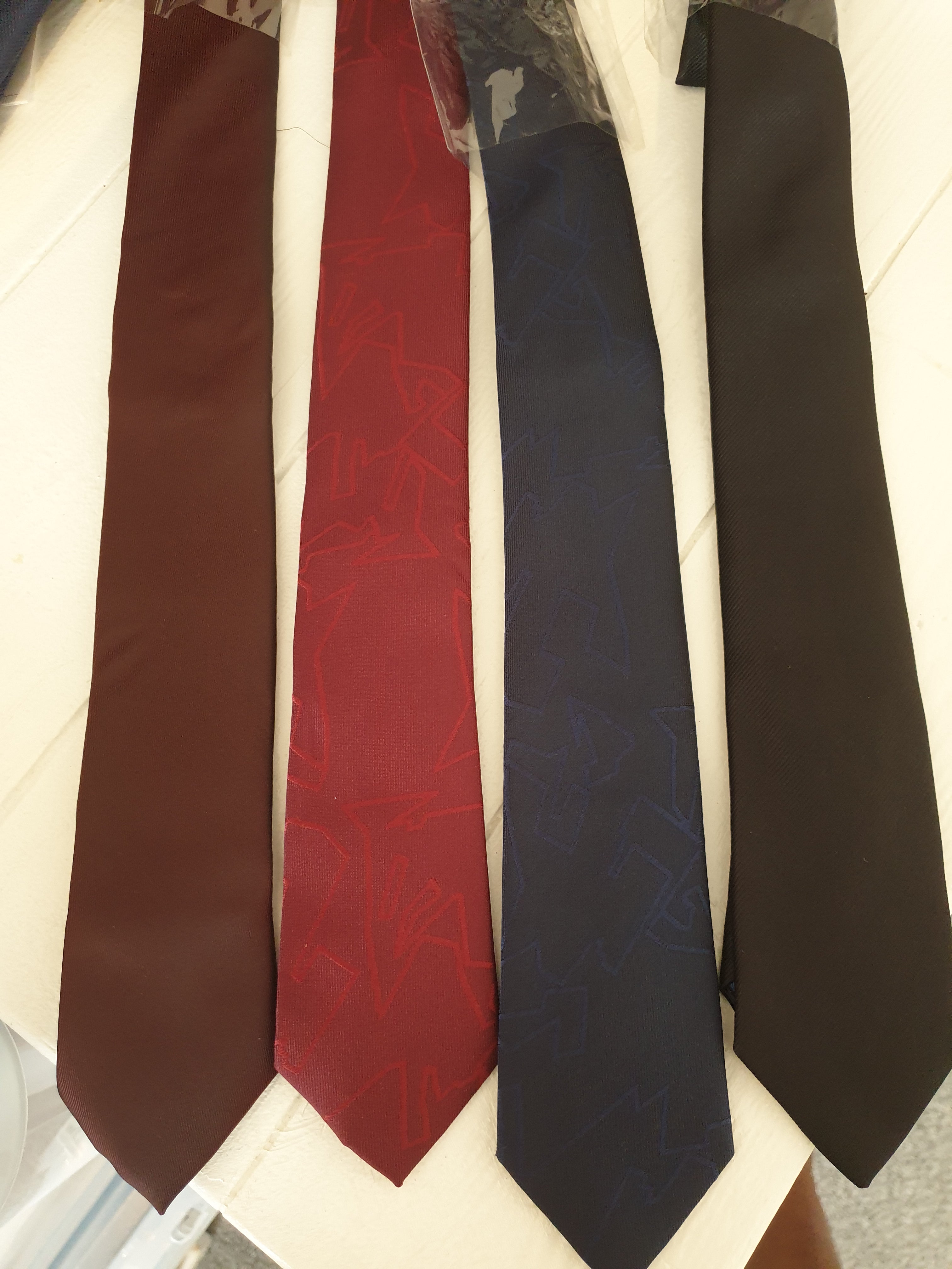 Men's high quality silk ties 6cm, multiple colours