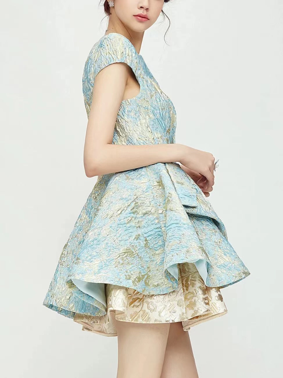 Turquoise Princess Bride Dress